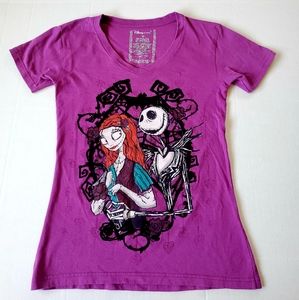 The night before christmas women purple  T shirt